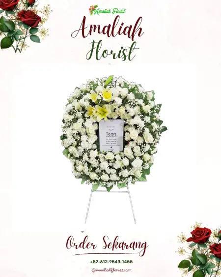 Krans Bunga Duka Kaduagung Tengah